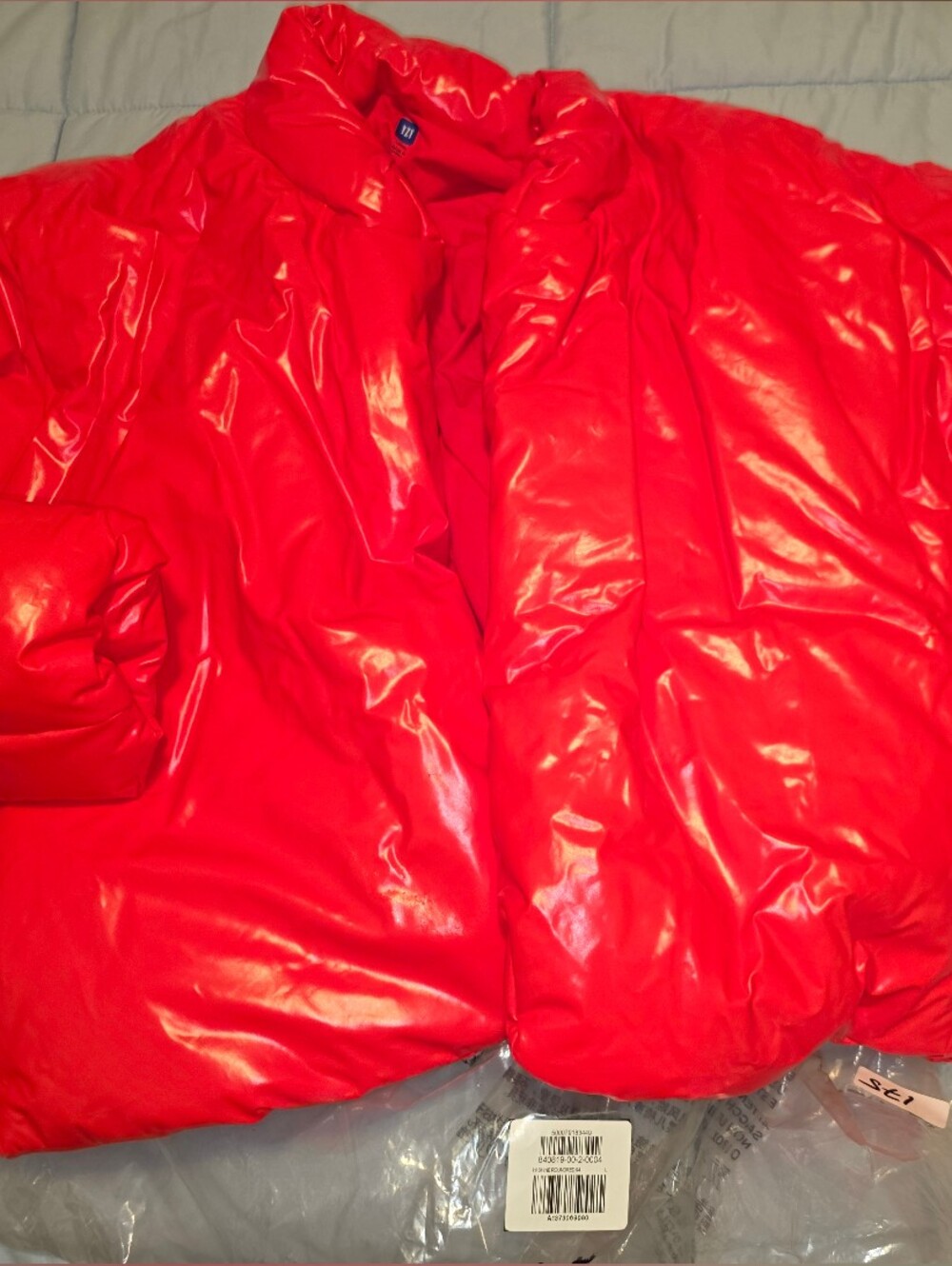 Yeezy YZY GAP By Balenciaga Round Jacket  Sz L, Large. RED.  NEW.